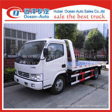 Dongfeng dlk um reboque dois caminhões de reboque flatbed